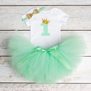 0-12M Infant Baby Girl Clothes 4pcs Clothing Princess Dress