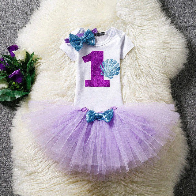 0-12M Infant Baby Girl Clothes 4pcs Clothing Princess Dress