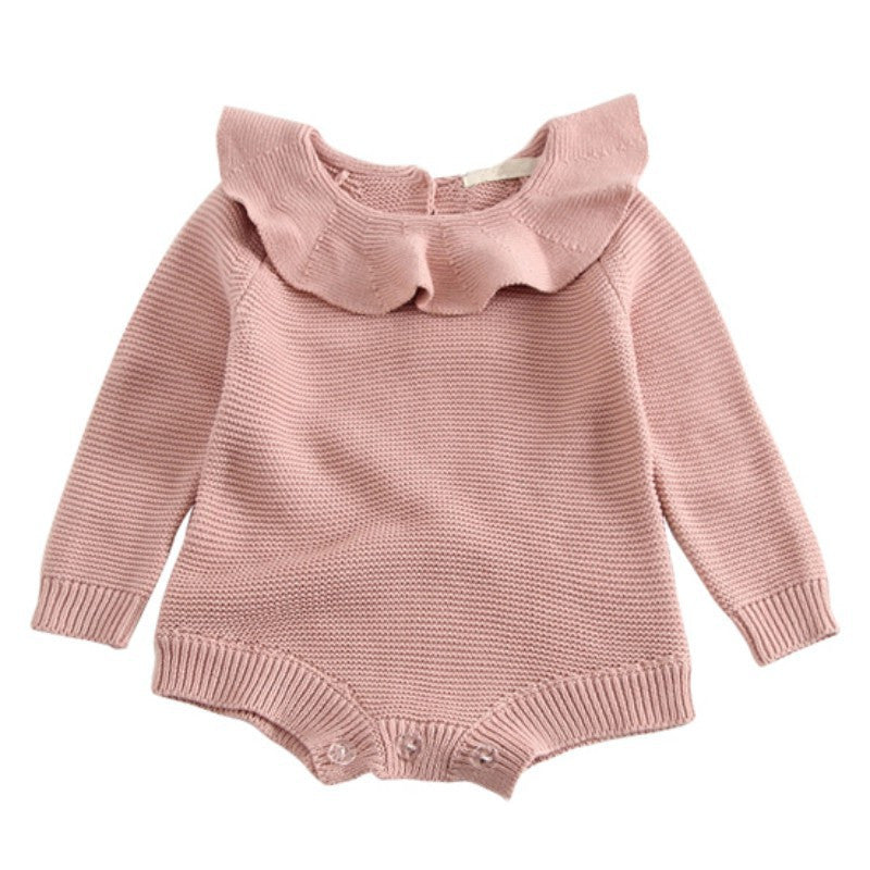 Baby Bodysuit Infant Jumpsuit Overall Sleeveless Baby Boys Clothing Autumn Knitted Girls Bodysuits Baby Casual Clothes